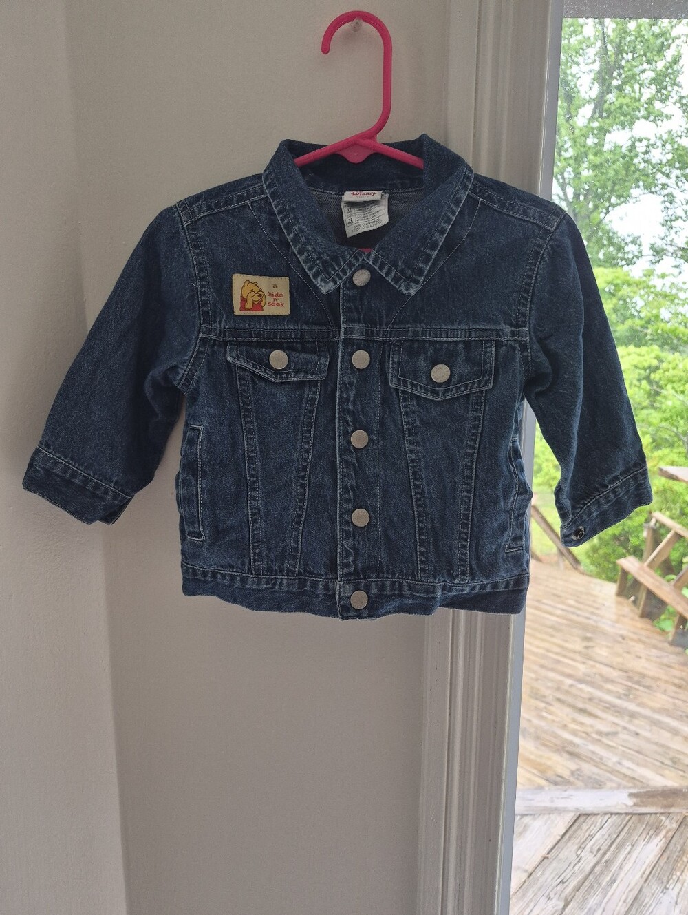 Y2k Denim Winnie The Pooh Jacket